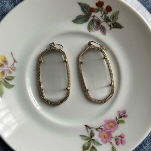 Kendra Scott Danielle Slate Cat Eye with Gold Frame